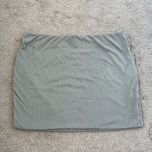 INAMORATA Gray Mini Skirt